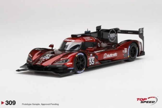 Truescale TSM 1:18 Scale Mazda RT-24P DPI #55 2020 IMSA Sebring 12hrs Winner Mazda Motorsport