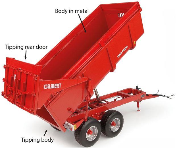 Universal Hobbies 1:32nd Scale Gilibert 1500 Profi Trailer