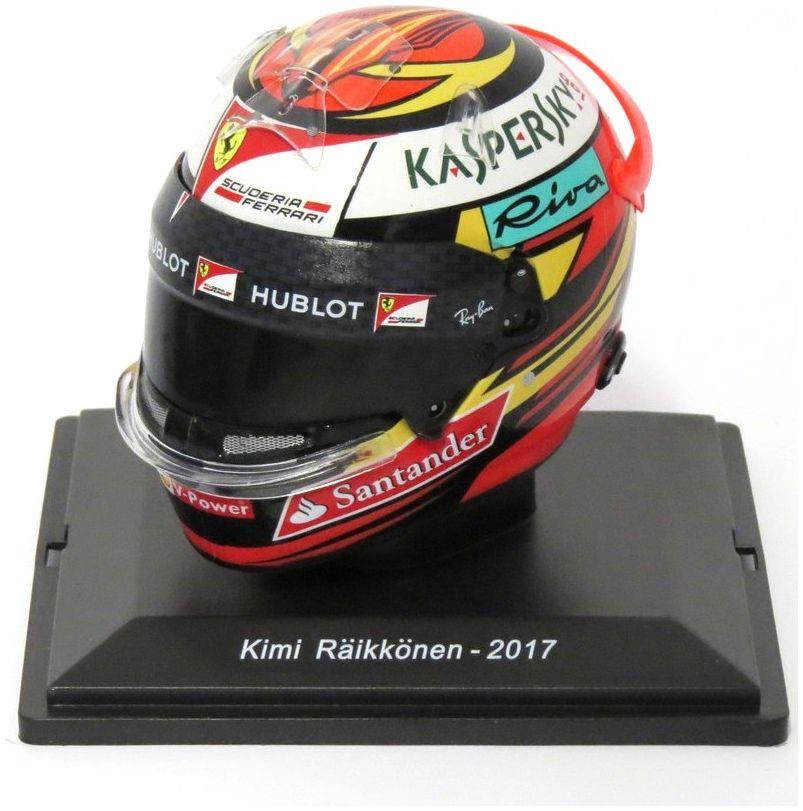 Atlas Editions 1:5th Scale Kimi Raikkonen - 2017 Ferrari F1 Helmet Collection