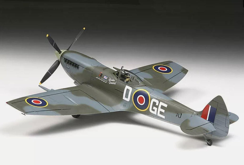 TAMIYA 60321 1/32 Scale Royal Air Force Spitfire MK.XVIe Aircraft Model Kit SPITFIRE AT 90
