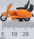 Oxford Diecast 1:76 Scale Scooter + Sidecar Orange