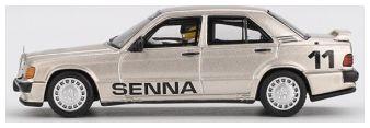 Truescale 1:64 Scale Mercedes Benz 190 E 2.3-16 #11 Ayrton Senna 1984 Nurburgring Race of Champions