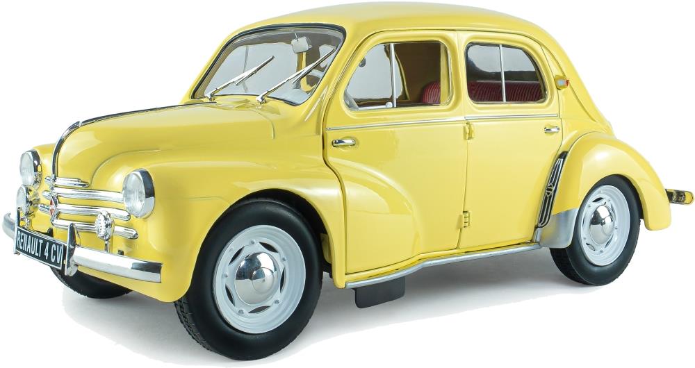 Solido  1:18th Scale Renault 4CV Beige (Jaune Infante) 162 1961