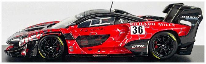 LCD  1:64th Scale McLaren Senna GTR Electroplating Red