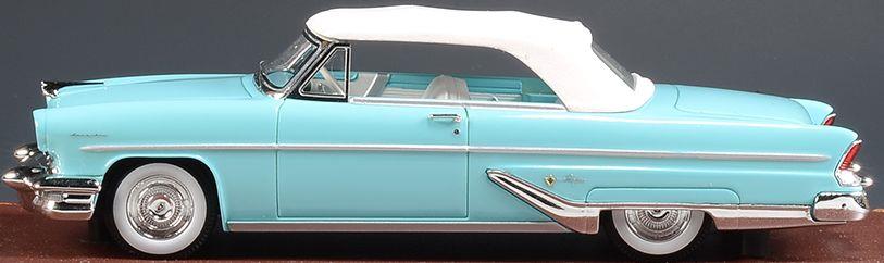 GLM 1:43 Scale Lincoln Capri Convertible Taos Turquoise Closed Top 1955