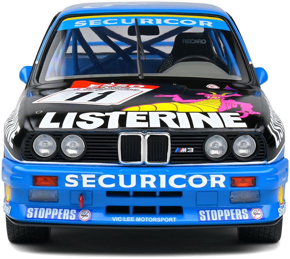 Solido 1:18 Scale BMW E30 M3 Blue BTCC 1991