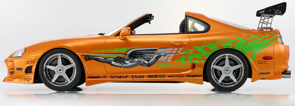 Kyosho  1:12th Scale Resin - Toyota Supra Turbo Fast and Furious Orange / Decals