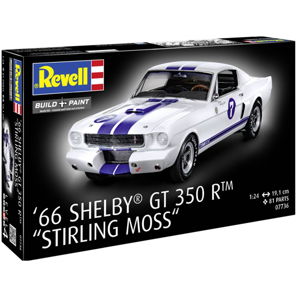 Revell 1:24 Scale Shelby GT 350 R 'Stirling Moss' 1966