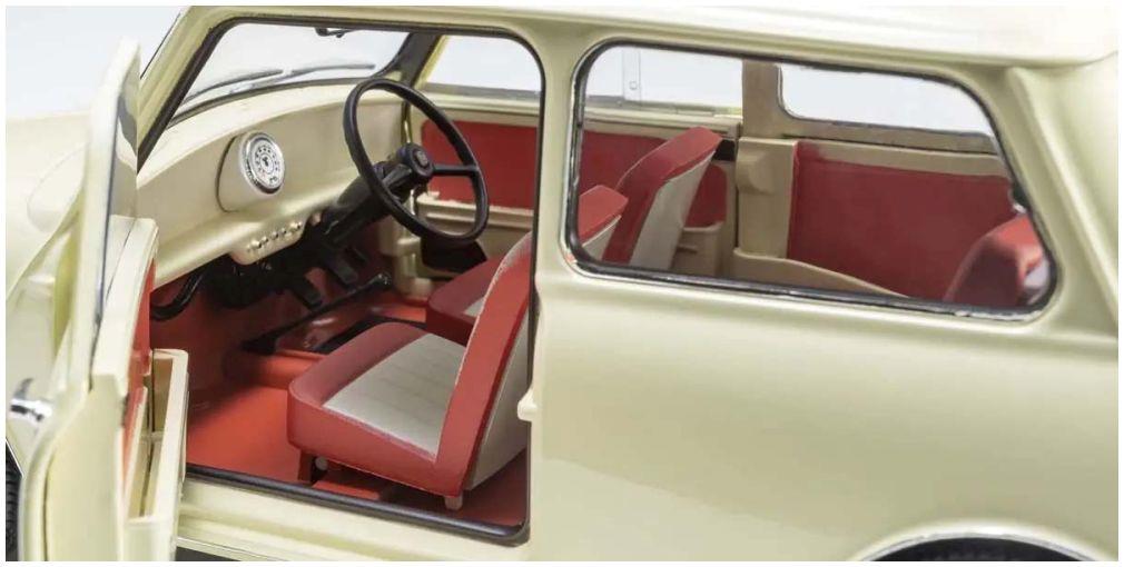 Kyosho 1:18 Scale Morris Mini Minor White