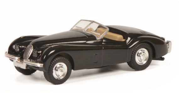 Schuco 1:87 Scale Jaguar XK 120 Black