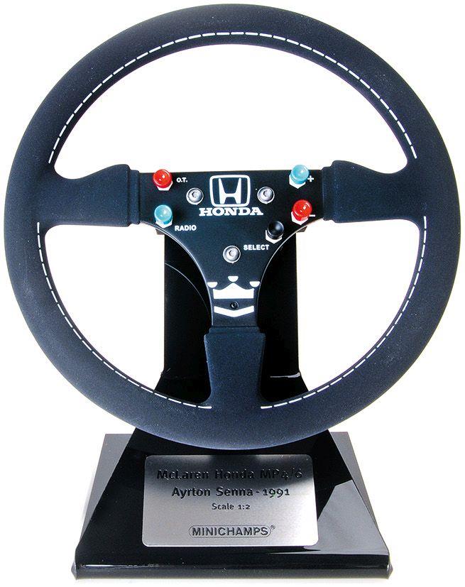 Minichamps 1:2 Scale McLaren MP4/6 Steering Wheel Ayrton Senna 1991