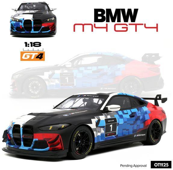 Otto Mobile Club 1:18th Scale BMW M4 GT4 White 2024