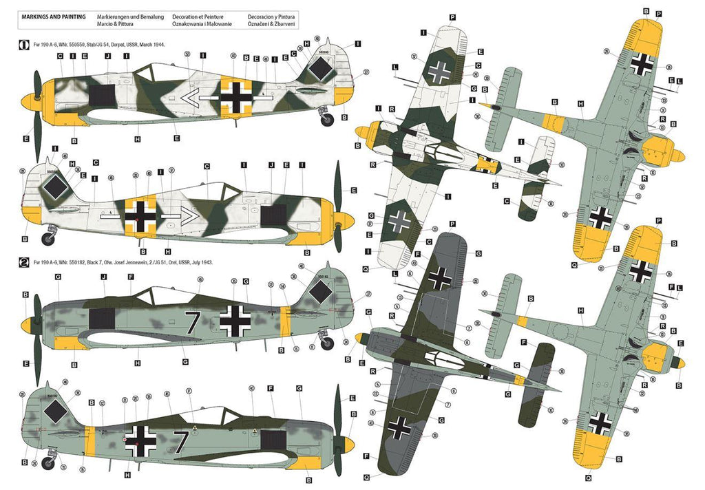 HOBBY 2000 32018 1/32 Scale Focke-Wulf Fw 190 A-6 Eastern Front