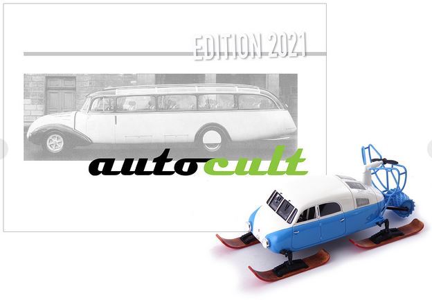 Autocult 1:43 Scale Book of the Year 2021 w Tatra V855 Aeroluge Year 21 (German, English)