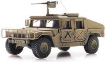 Artitec 1:87 Scale Humvee Desert .50 MG (US) ready 1:87