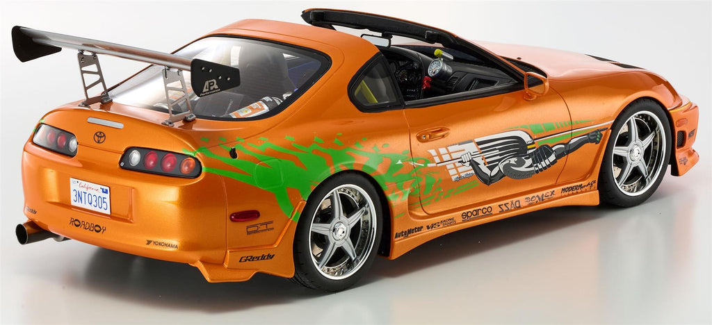 Kyosho  1:12th Scale Resin - Toyota Supra Turbo Fast and Furious Orange / Decals
