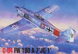 Mistercraft 1:72 Scale Fw-190 A-7 JG-1