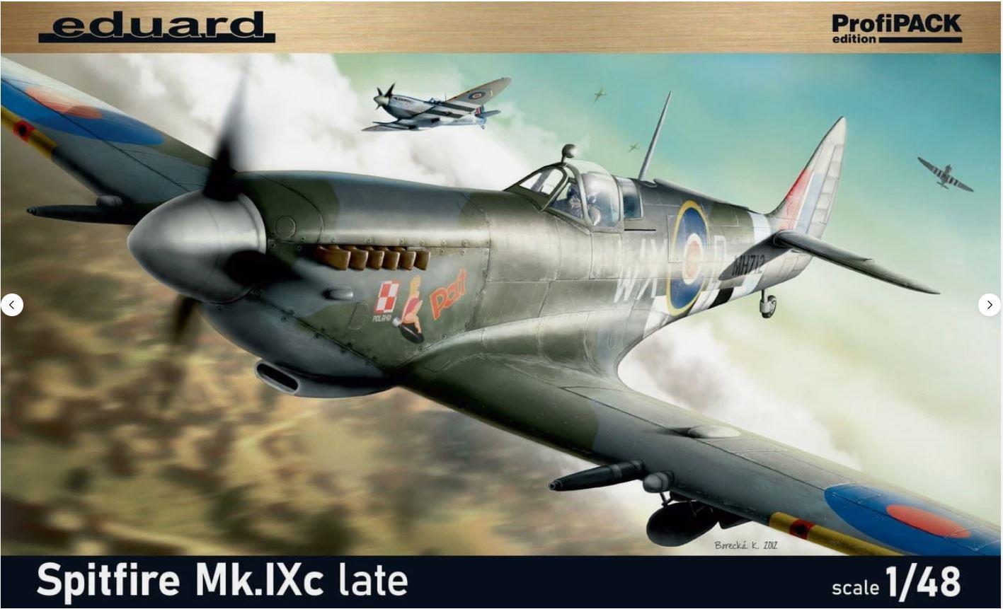 Eduard 8281 1:48 Scale Spitfire Mk.IXc late version PROFIPACK