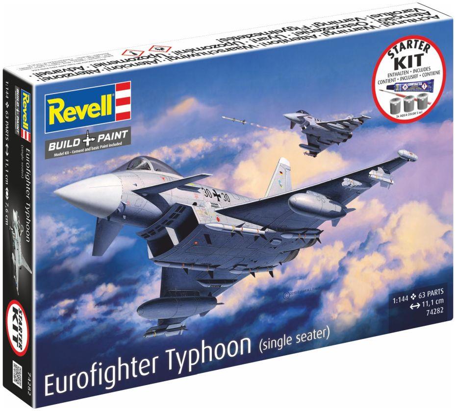 Revell  1:144th Scale Eurofighter Typhoon (Single Seater) Starter Kit