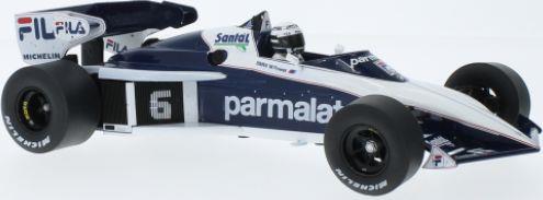 Model Car Group MCG 1:18 Scale Brabham BT52 #5 John Player Team Lotus Parmalat South African GP 1983 R.Patrese