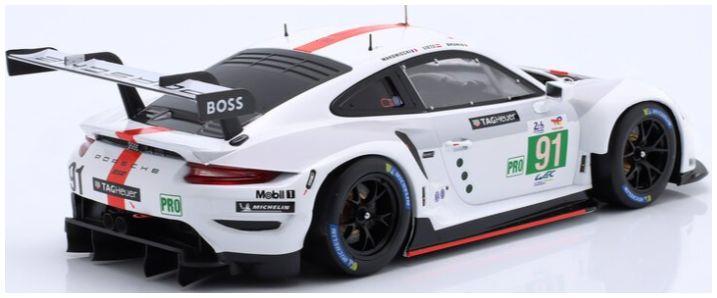 IXO 1:18 Scale Porsche 911 RSR #91 Winner LMGTE Pro 24h Le Mans 2022 Porsche GT Bruni/Lietz/Makowi
