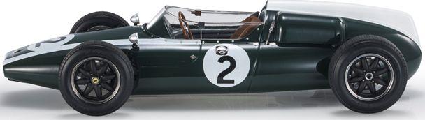 GP Replicas 1:18 Scale Cooper T53 #2 Jack Brabham Pole/Fastest Lap/Winner Belgian GP Spa 1960