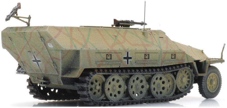 Artitec 1:87 Scale Sdkfz 251/1 Ausf D (S)MG Tarnung (WM) Ready-Made, Painted