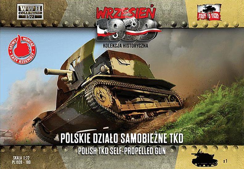 First to fight kits 1:72 Scale Polish TKD Self-Propelled Gun