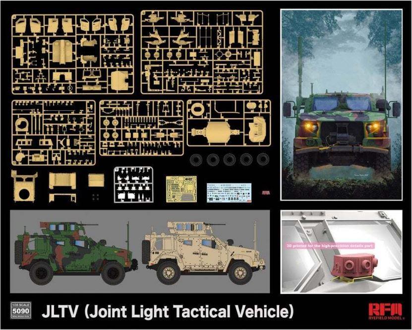 Rye Field Model 5090 1/35 Scale JLTV Joint Light Tactical Vehicle Military Model Kit