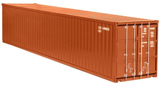 NZG 1:18 Scale Sea Container 40 ft Auburn