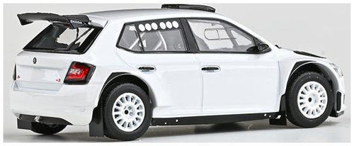 Abrex  1:43rd Scale Skoda Fabia III FL Rally2 Evo 2019 White
