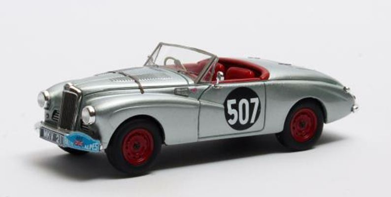 Matrix 1:43 Scale Sunbeam Alpine #507 Rallye des Alpes Unpenalized Stirling Moss/John Cutts 1953