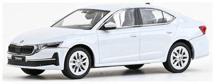 Abrex  1:43rd Scale Skoda Octavia IV FL 2024 Moon White Metallic