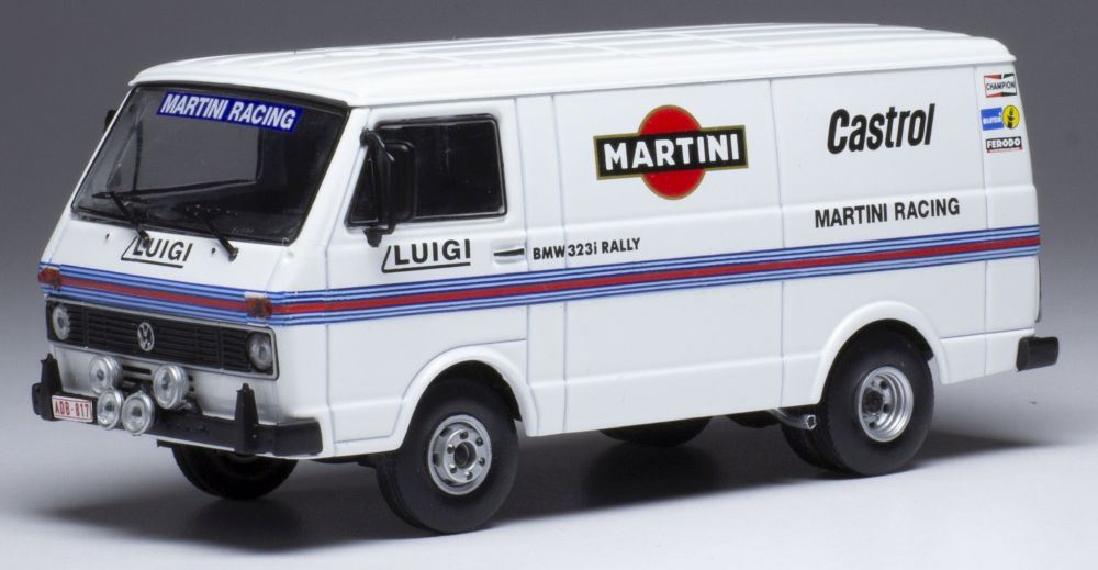 IXO 1:43 Scale VW LT28 SWB Martini Racing Rally Assistance Van