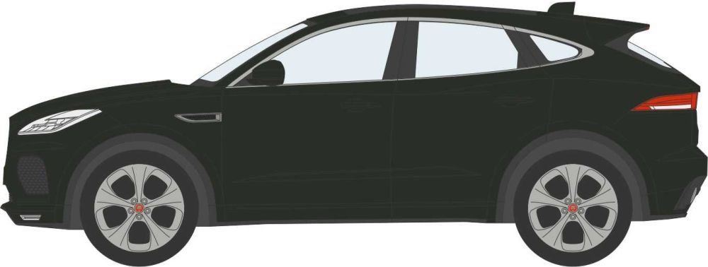 Oxford Diecast 1:76 Scale Jaguar E Pace Santorini Black
