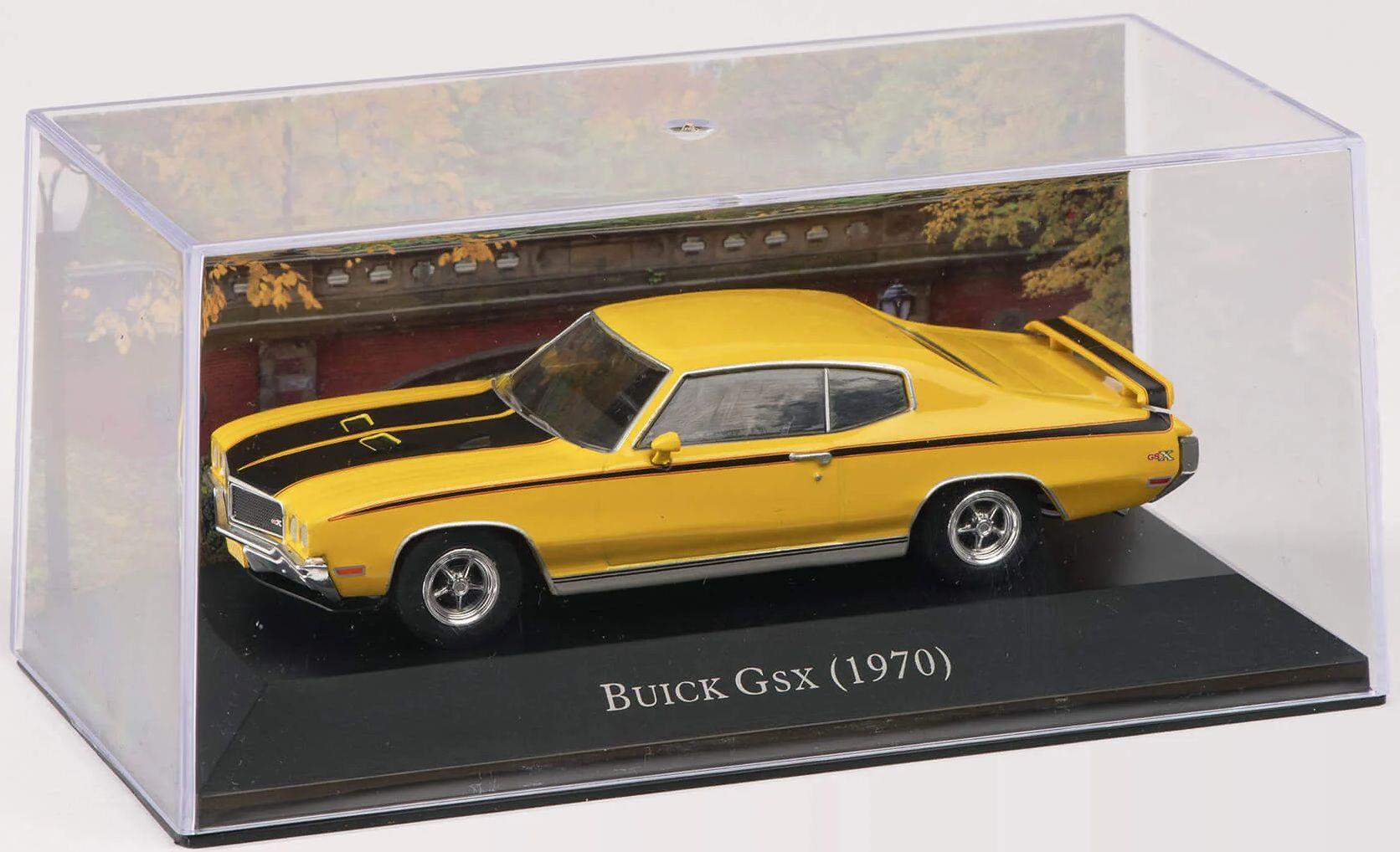 Atlas 1:43rd Scale Buick GSX - Yellow (1971) American Car Collection