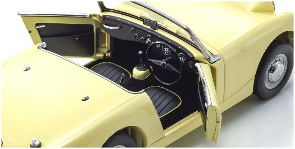 Kyosho 1:18 Scale Austin Healey Sprite 1958 Primrose Yellow