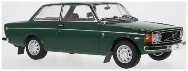 Model Car Group 1:18th Scale Volvo 142 Dark Green 1973