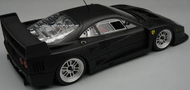 Tecnomodels 1:18 Scale Ferrari F40 LM 1996 Press Version Matt Black w/BBS Silver Rims