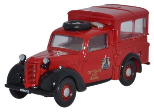 Oxford Diecast 1:76 Scale Austin Tilly City of Leeds Fire Brigade