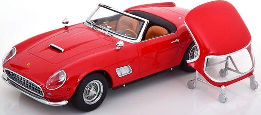 Kk Scale 1:18 Scale Ferrari 250 GT California Spyder 1960 US Version Red