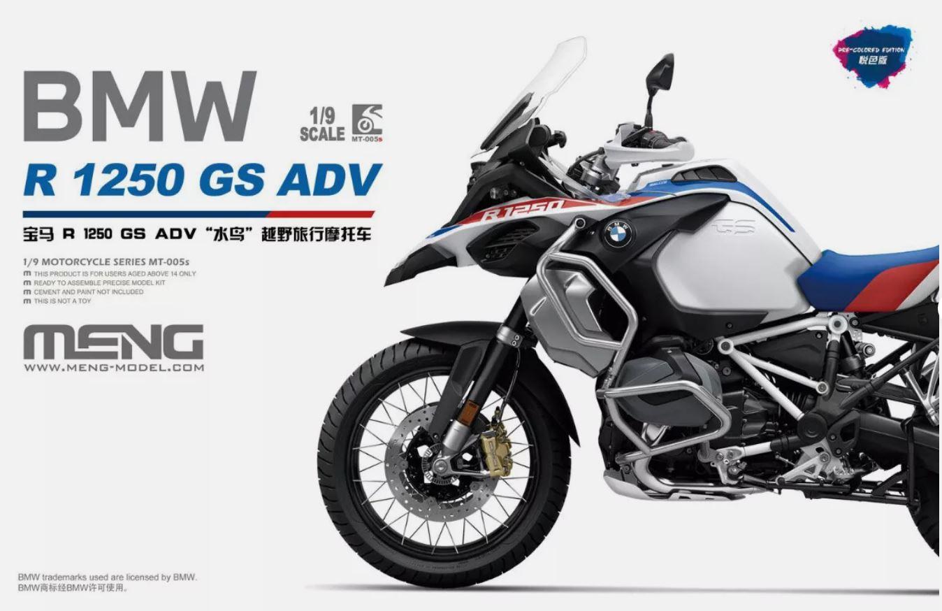 Meng Model MNGMT-005S 1/9 Scale BMW R 1250 GS ADV (Pre-Coloured Version) MT-005s
