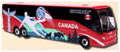 Iconic Replicas  1:87th Scale Prevost H3-45 Coach Canada National Soccer Team