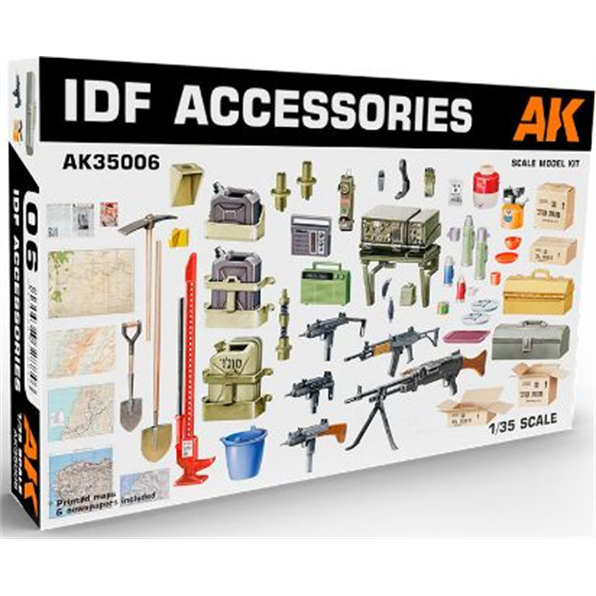 AK Interactive Kits 1:35 Scale IDF Accessories