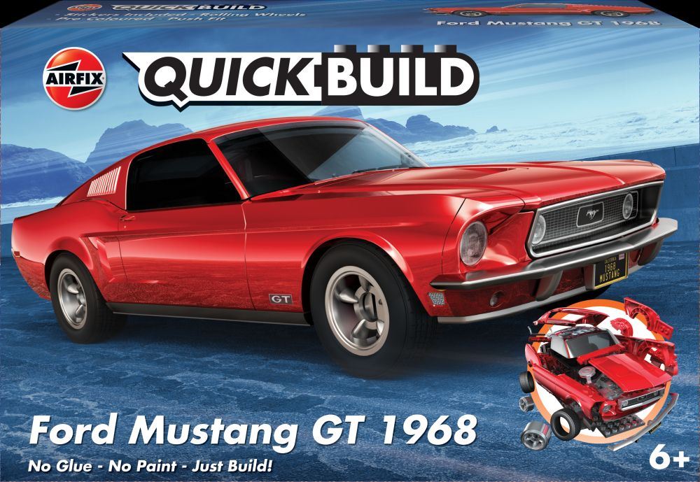 Airfix   QUICKBUILD Ford Mustang GT 1968
