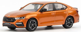 Abrex 1.43 Scale Skoda Octavia IV RS 2020 Phoenix Orange Metallic