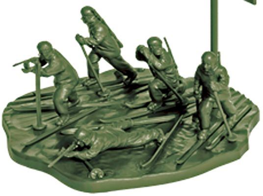 Zvesda 1:72 Scale Soviet Skiers