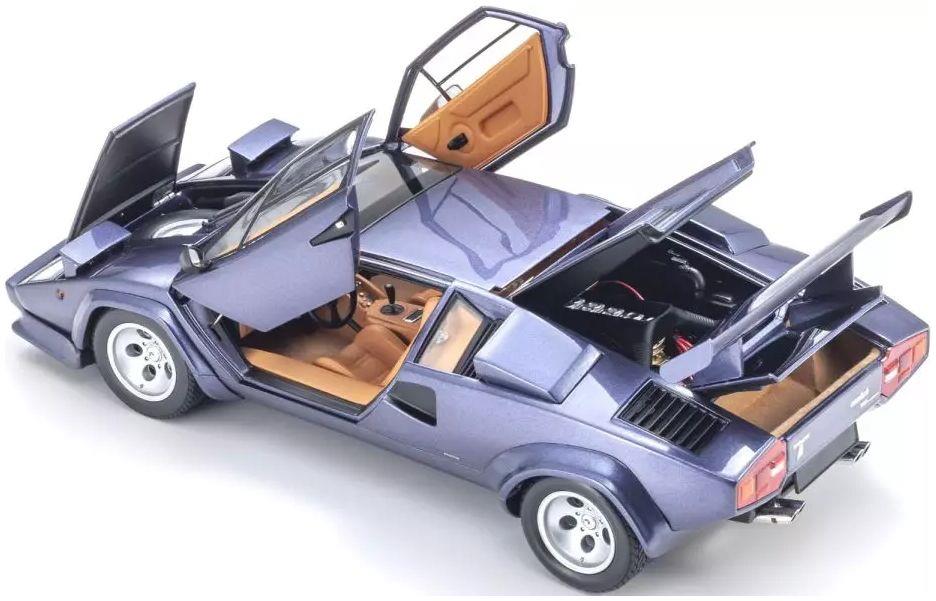 Kyosho  1:18th Scale Lamborghini Countach LP5000 Quattrovalvole Dark Blue