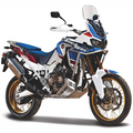 Burago 1:18 Scale Honda Africa Twin Adventure White/Blue/Red