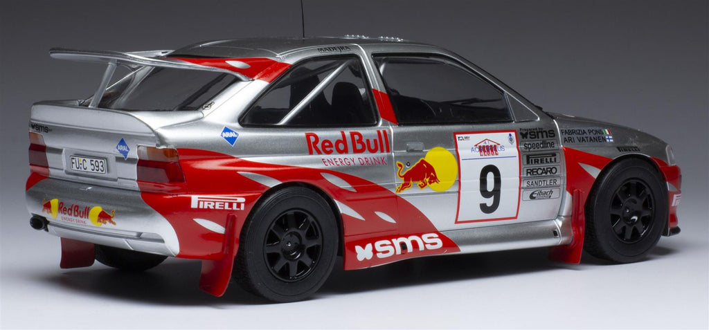 IXO 1:18 Scale Ford Escort RS Cosworth #9 Red Bull Rally Acropolis 1994 Vatanen/Pons
